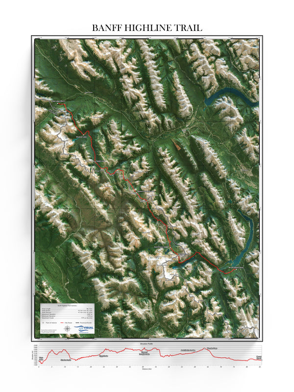 Banff Highline Trail Map