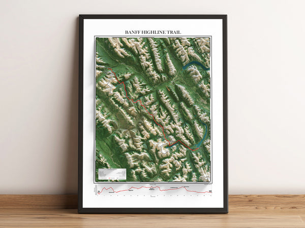 Banff Highline Trail Map