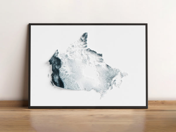 Canada Shaded Relief