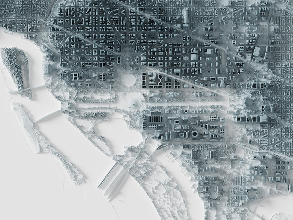 Washington D.C. Shaded Relief