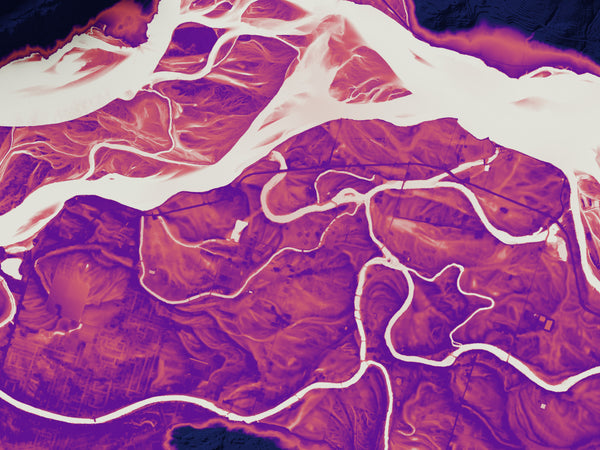 Fraser River Vivid Map