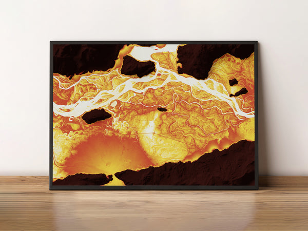 Fraser River Vivid Map