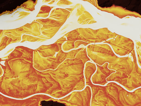 Fraser River Vivid Map