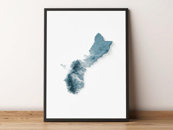 Guam Shaded Relief