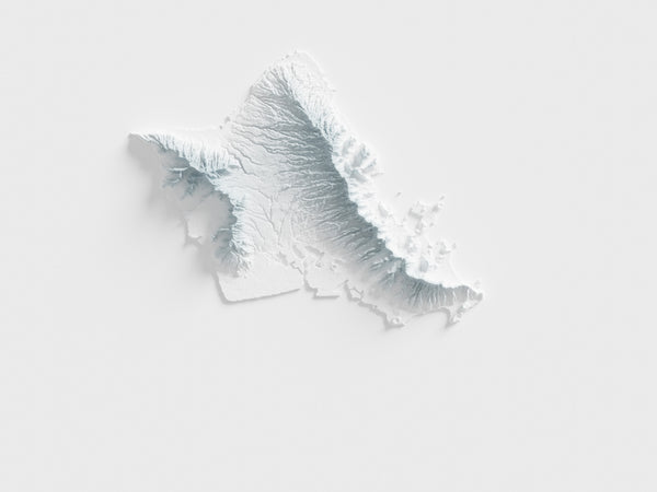 Hawaii Shaded Relief