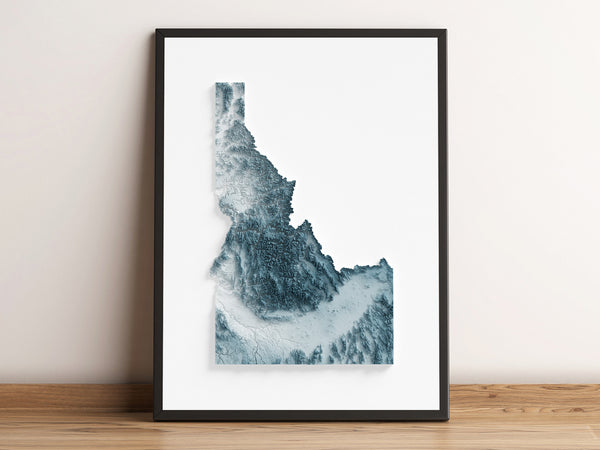 Idaho Shaded Relief