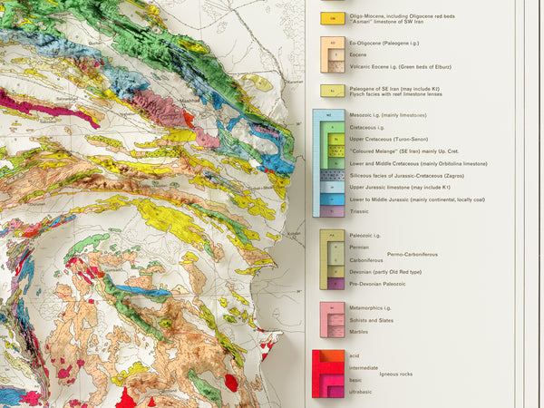Geological Map of Iran (c.1957)