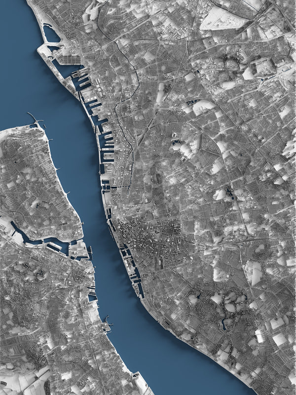 Liverpool Shaded Relief