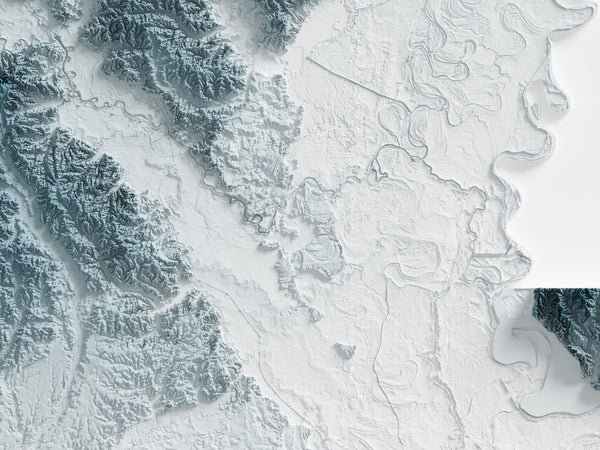 Louisiana Shaded Relief