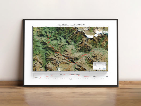 Machu Picchu Inca Trail Map