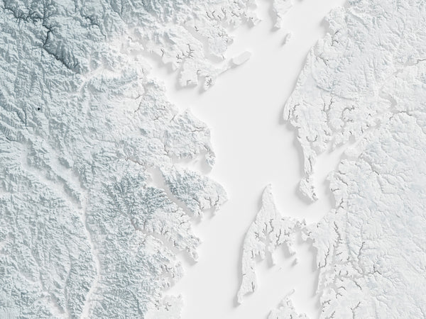 Maryland Shaded Relief