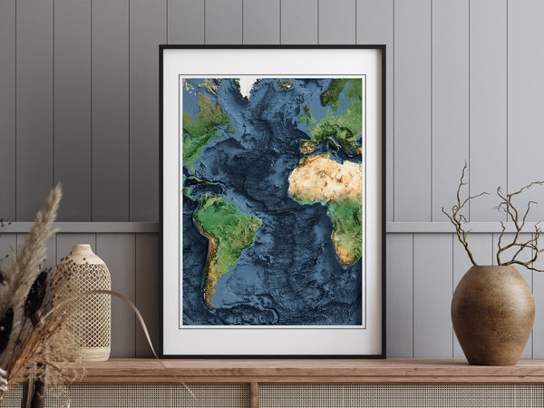Mid-Atlantic Ridge Shaded Relief