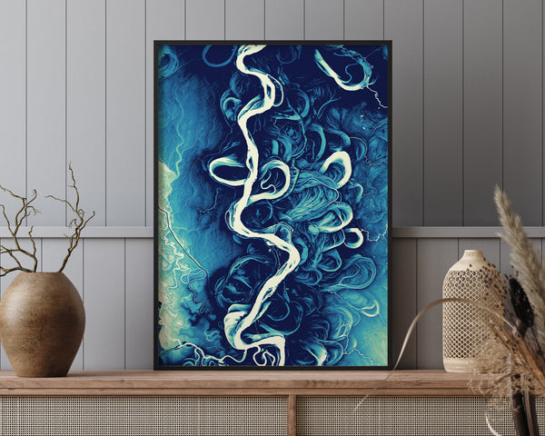 Mississippi River Vivid Map