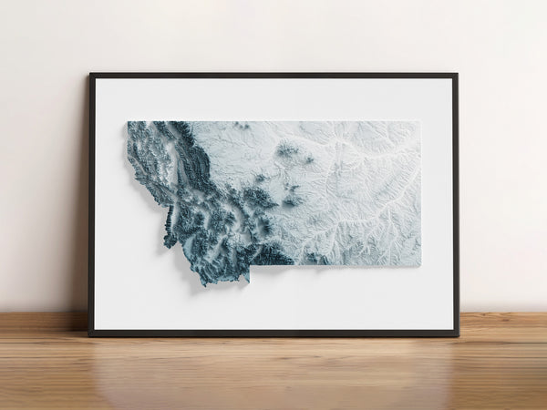 Montana Shaded Relief