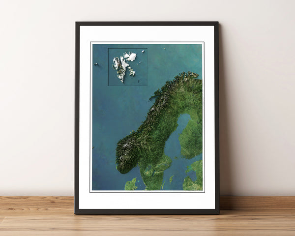Norway Imagery Shaded Relief