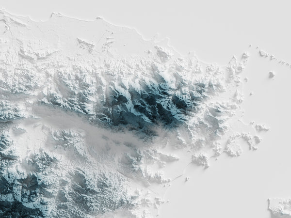 Puerto Rico Shaded Relief