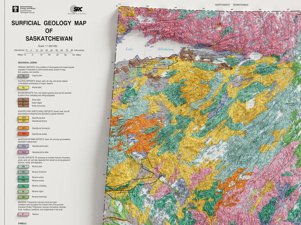 Geological Map of Saskatchewan