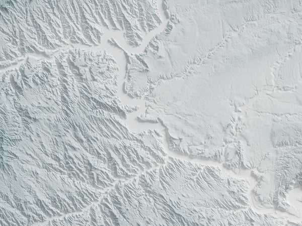 South Dakota Shaded Relief