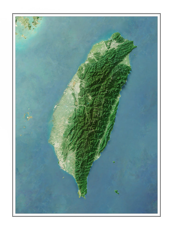 Taiwan Imagery Shaded Relief