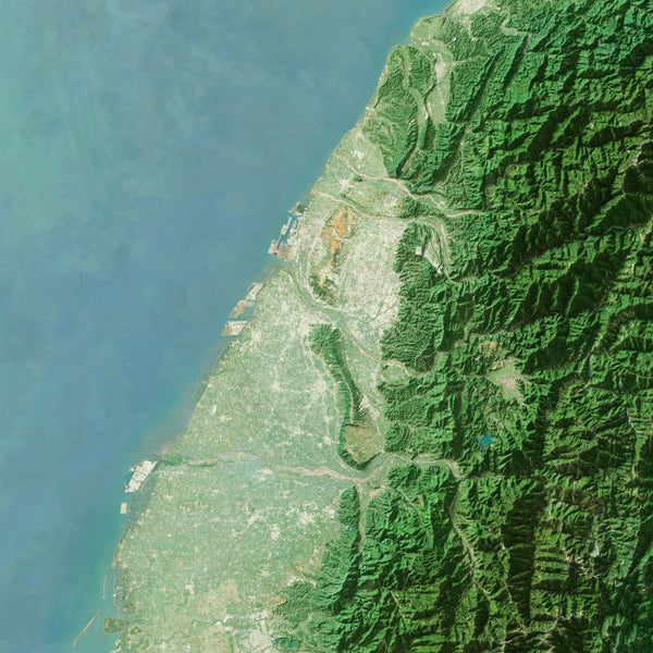 Taiwan Imagery Shaded Relief