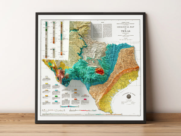 Geological Map of Texas (c.1919)