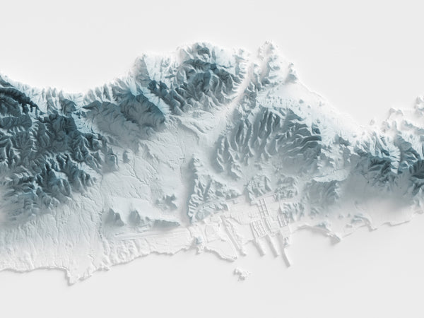 United States Virgin Islands Shaded Relief