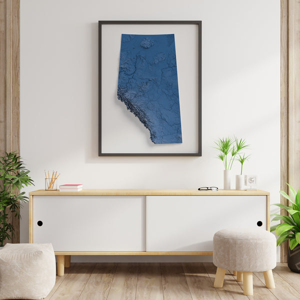 Alberta Shaded Relief
