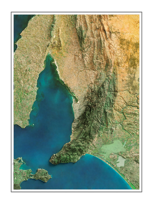 Adelaide Imagery Shaded Relief