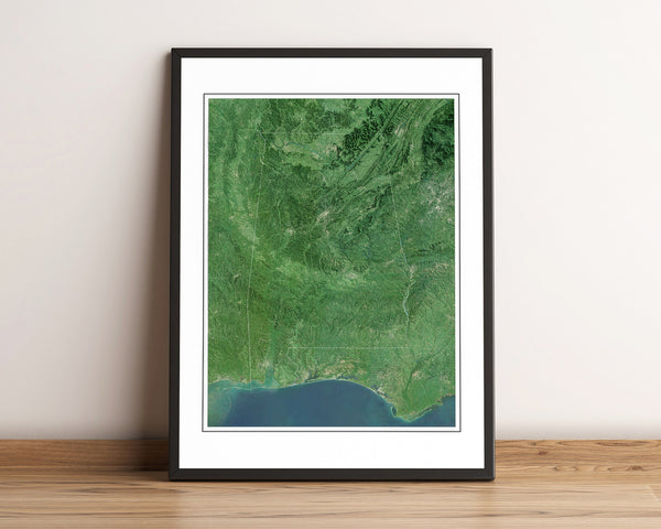 Alabama Imagery Shaded Relief