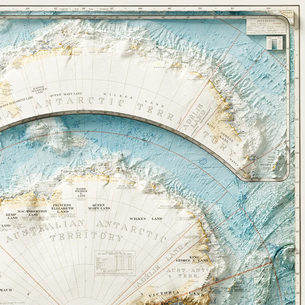 Topographic Map of Antarctica (c.1938)