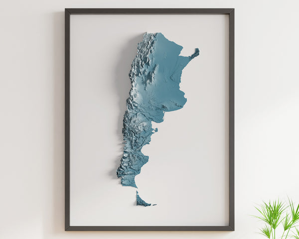 Argentina Shaded Relief