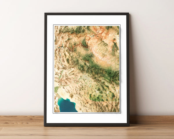 Arizona Imagery Shaded Relief