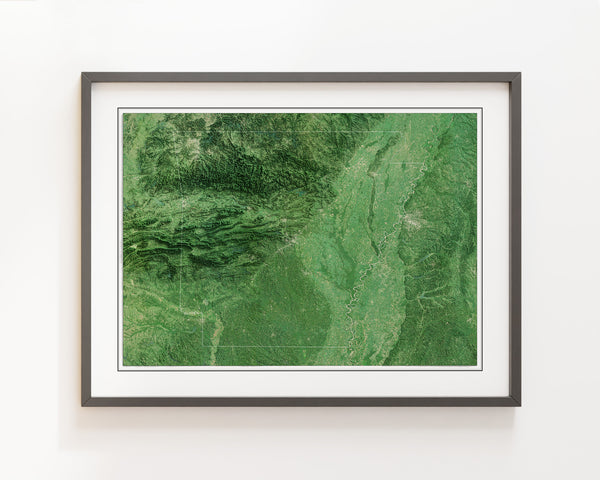 Arkansas Imagery Shaded Relief