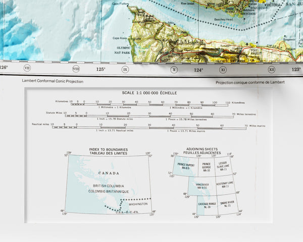 Vancouver Area Topographic Map