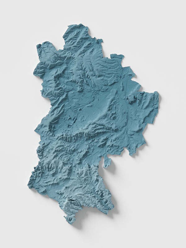 Bedfordshire Shaded Relief