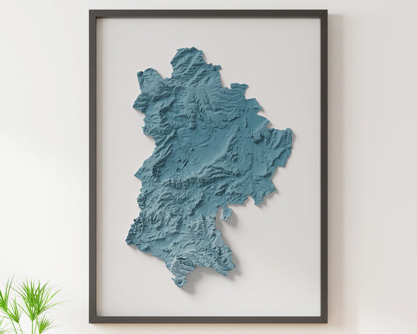 Bedfordshire Shaded Relief