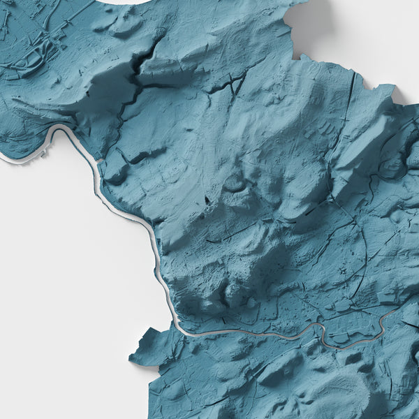Bristol County Shaded Relief