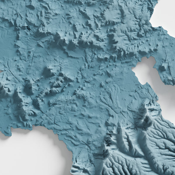Buckinghamshire County Shaded Relief