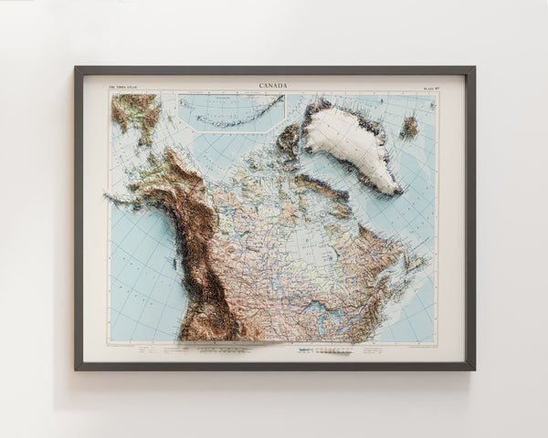 Canada Topographic Map c. 1959