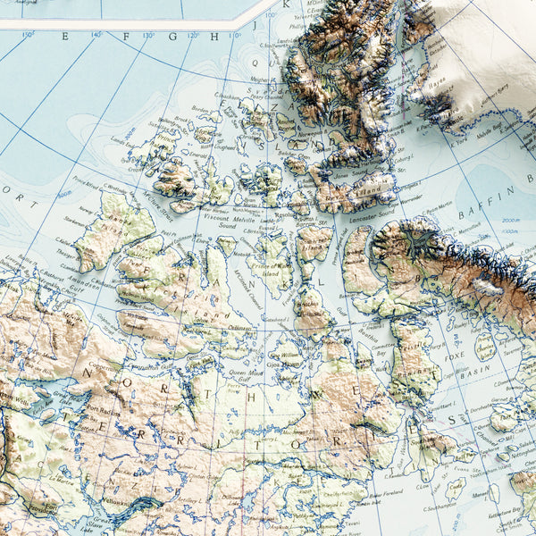 Canada Topographic Map c. 1959