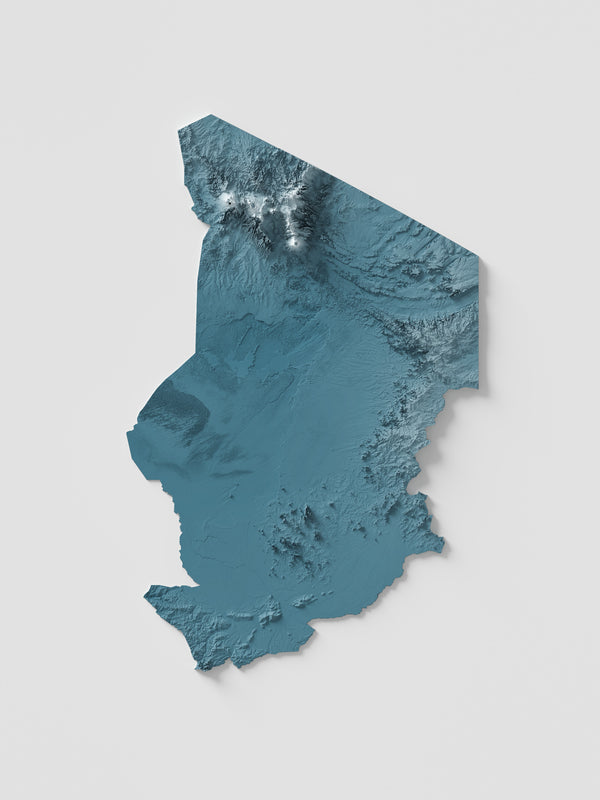 Chad Shaded Relief