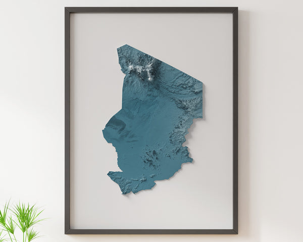 Chad Shaded Relief