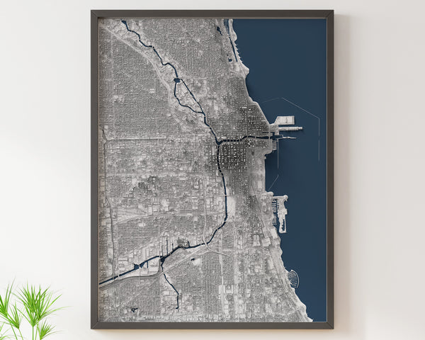 Chicago Shaded Relief
