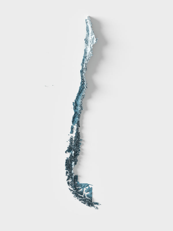 Chile Shaded Relief