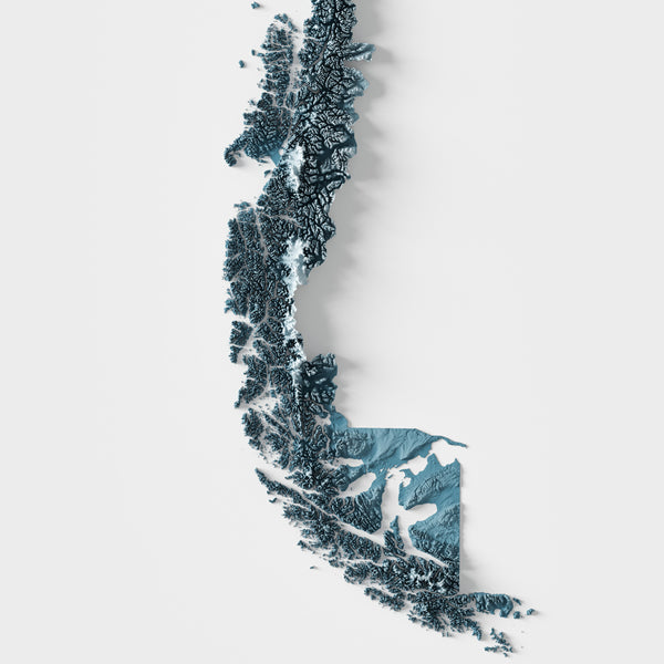 Chile Shaded Relief