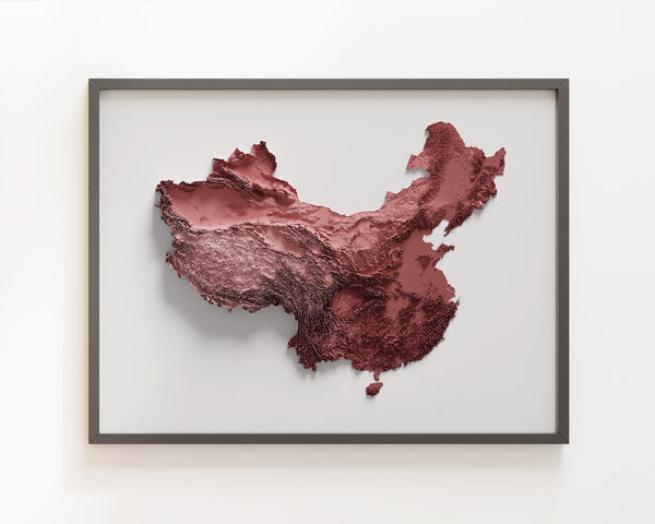 China Shaded Relief