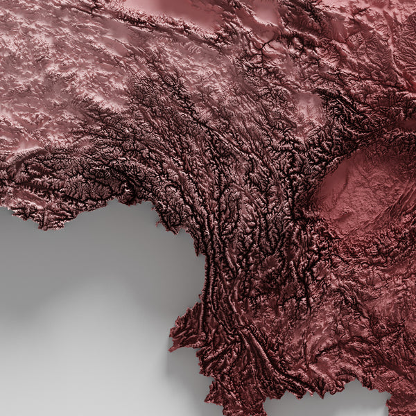 China Shaded Relief