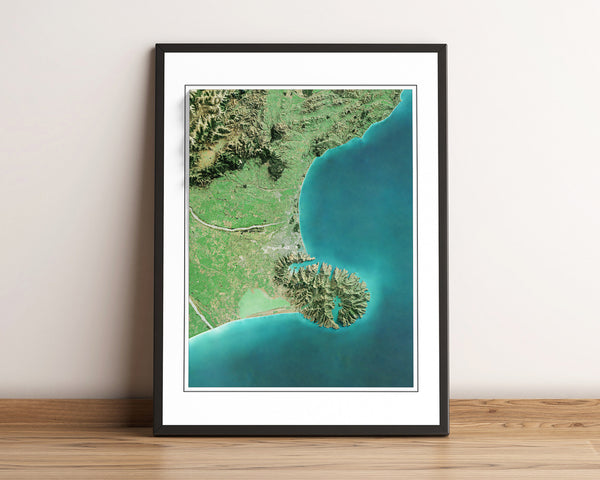 Christchurch Imagery Shaded Relief