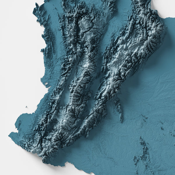 Colombia Shaded Relief
