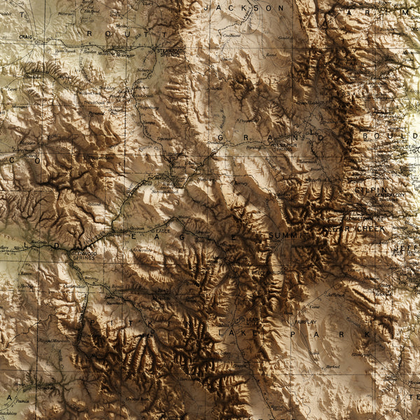 Colorado Vintage Topographic Map (c.1942)